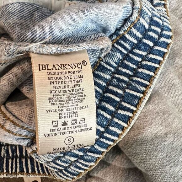 Blank NYC A Piece of Me Denim Hoodie
Jacket size s - Picture 6 of 8